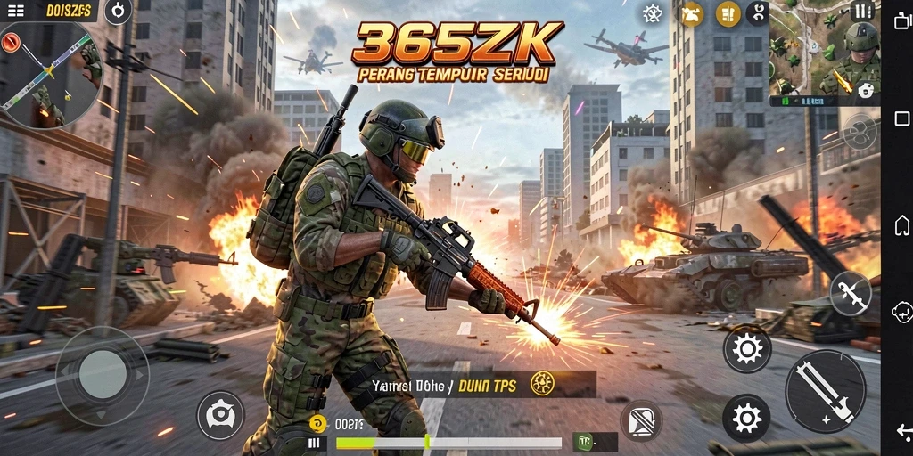 Tampilan aksi seru dalam permainan TPS 365ZK yang mendebarkan.