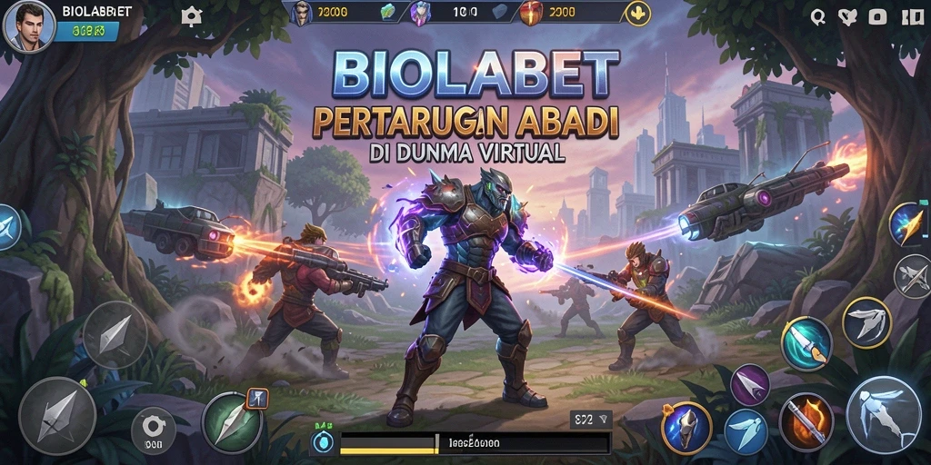 Tampilan seru gameplay Fighting di BIOLABET dengan pertarungan yang intens.
