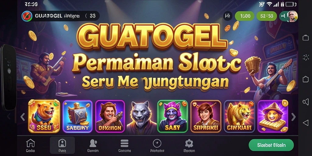 Tampilan gameplay GUATOGEL yang mengasyikkan dan penuh warna.