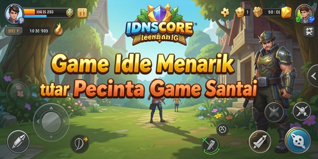 Tampilan gameplay IDNSCORE yang menarik dan dinamis.