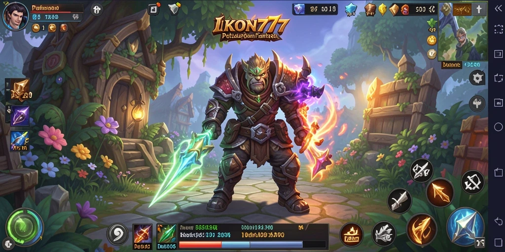 Screenshot gameplay ARPG yang menampilkan aksi seru dalam IKON777.