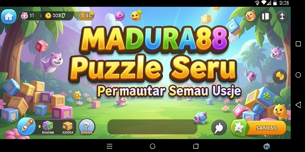 Tampilan gameplay seru di MADURA88 dengan berbagai teka-teki.