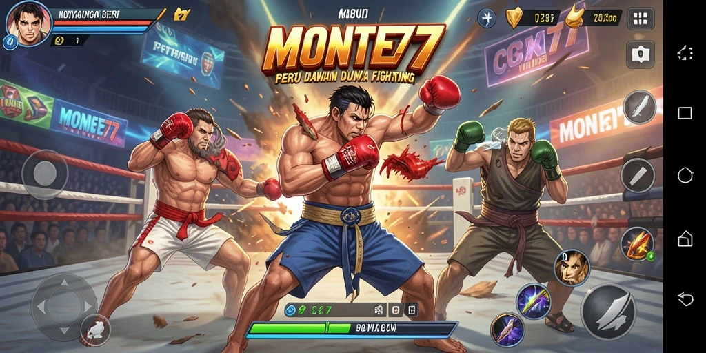 Gameplay seru dan grafis menarik dari MONTE77.