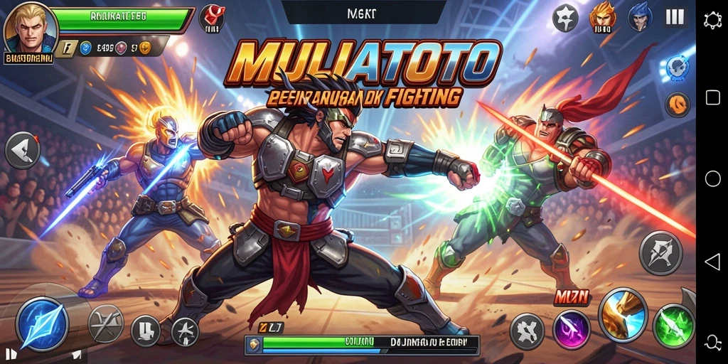 Tampilan gameplay <strong>MULIATOTO</strong> yang menegangkan saat pertarungan berlangsung.