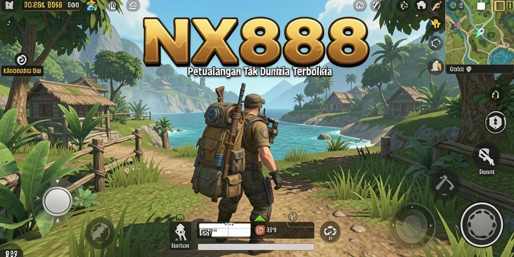 Tangkapan layar NX888 menunjukkan gameplay Open World yang menakjubkan dan luas.